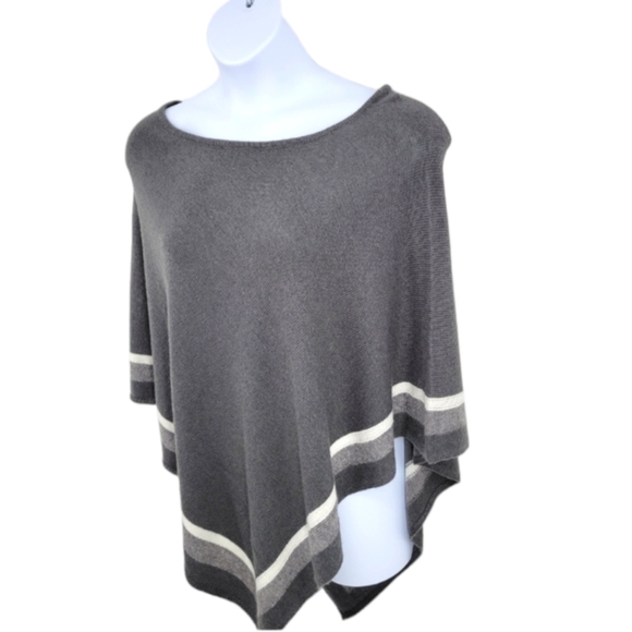Lane Bryant Grey, Black White poncho size 14/20 NWT‎ 🔖 - Picture 5 of 8
